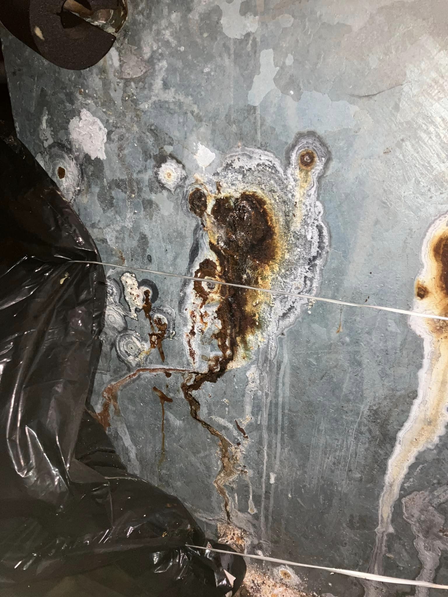 boiler leaking