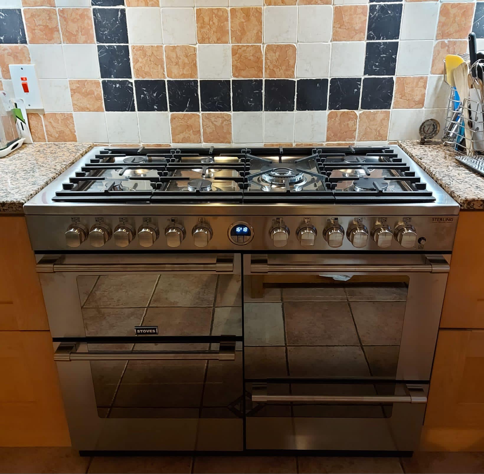 installing a gas cooker