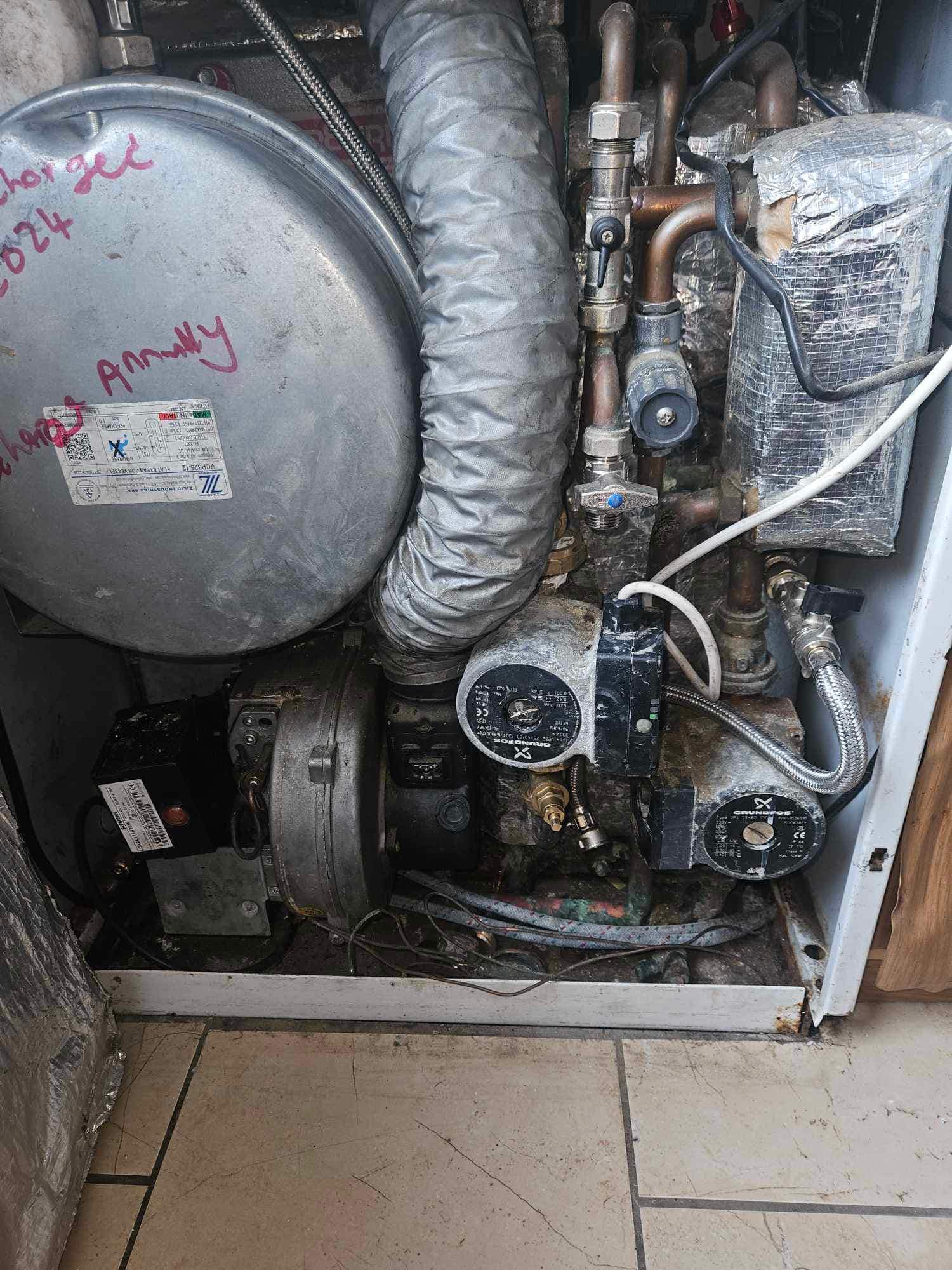 inside a boiler