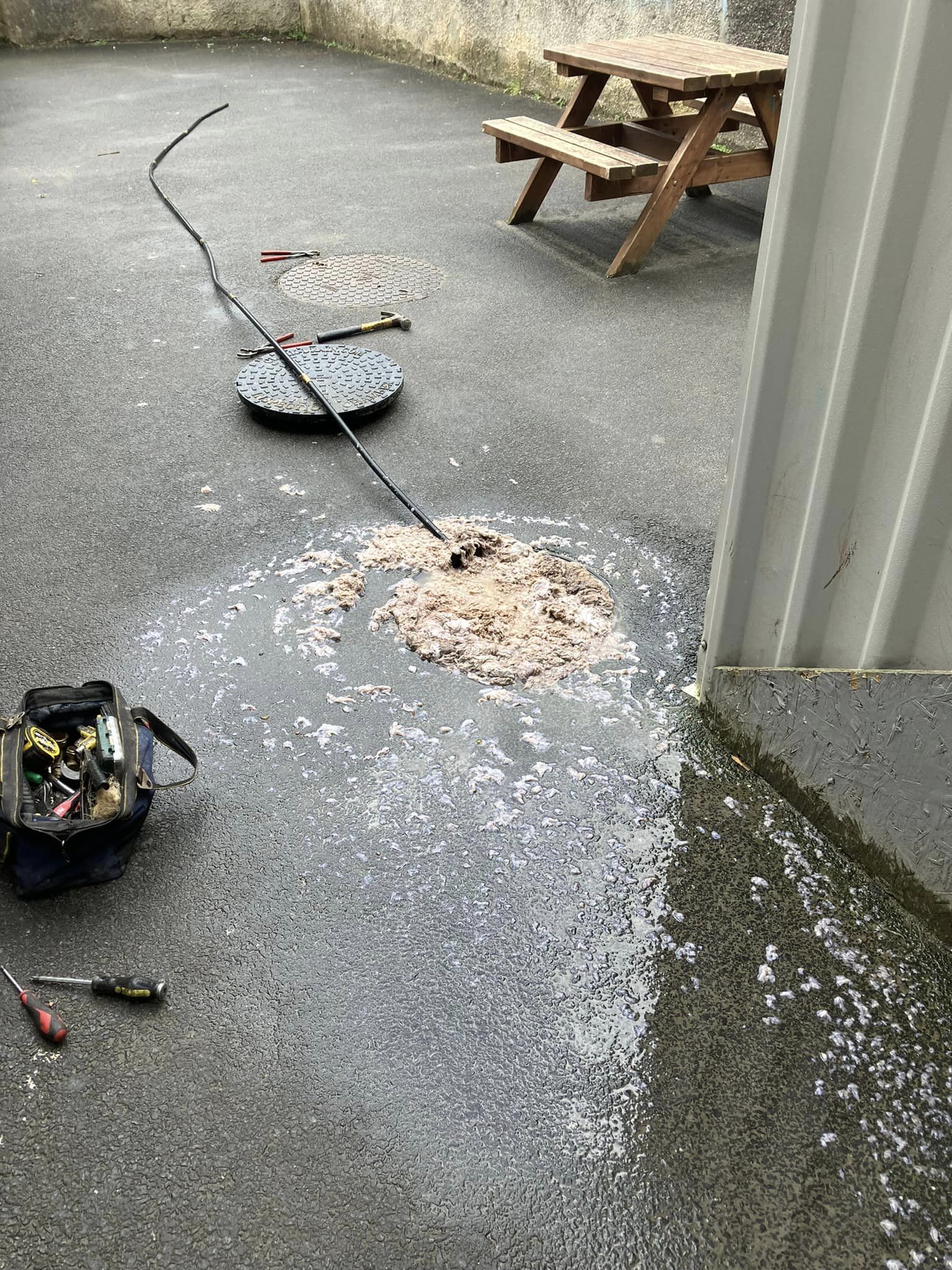 blocked drain